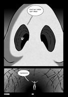 drawing micro comic monochrome anime unaware shrunken_woman gtstoons nostrils nasal_vore