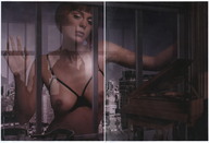 breasts gentle giantess lingerie skyscraper advertisement magazine