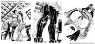 giantess monochrome climbing punk sequence shrunken process_productions