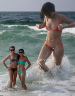giantess swimsuit beach mini rihanna docop