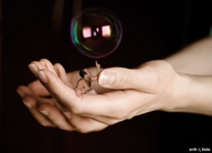 gentle collage nude handheld shrunken_men soap_bubbles eriknside