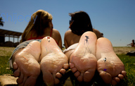 feet soles lying_down shrunken_men funny
