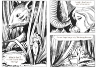 drawing blonde comic monochrome anime story shrunken_woman rat zora