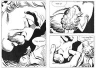 drawing comic monochrome giant penis story shrunken_woman zora