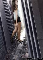 giantess collage city skirt high_heels brunette legs skyscraper streets vortex_gts