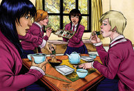 drawing vore color anime shrunken_men uniform cruel feast giantessfan
