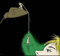 drawing karbo vore blonde color anime lips shrunken_men
