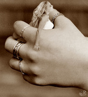 collage size_difference blonde finger hand shrunken_woman captured swattr rings
