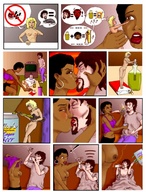 nude comic color shrunken shrunken_men men shrunken_woman dark_skin