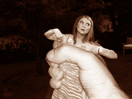 collage monochrome handheld shrunken_woman swattr