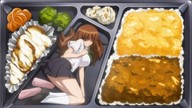 drawing vore anime shrunken_woman tv_dinner