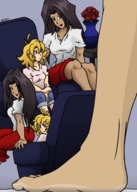 drawing gentle feet color anime shrunken_woman mostlyfunstuff