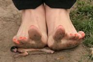 crush feet soles shrunken_men dirty cigarette dirty_soles
