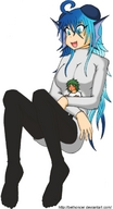 breasts drawing gentle furry color anime shrunken_men nylons bethoncer romantic
