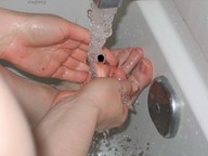 collage nude handheld bath shrunken_men tub