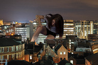 giantess collage city black_hair night jalena