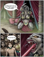 drawing vore dragoness comic color dragonesslife prisoners dragon_tongue human_food the_lost_golden_staff_of_the_dragon_queen the_lost_golden_staff
