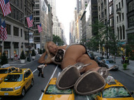 giantess crush collage city blonde butt high_heels lying_down legs streets vehicles careless crlvr jenni_czech taxi