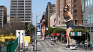 collage city walking jr looking_down sunglasses people giantesses vehicles katy_perry ashley_greene city_street holding_vehicle
