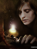 gentle angel finger shrunken_men hand goth artistic