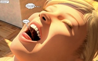 vore blonde teeth story shrunken_men jessi_and_vicky hanging_on tiny_mk digital_render