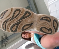brunette foot_pov shoe_sole point_of_view crush_feet trainer