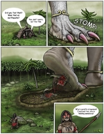 drawing giantess crush furry dragoness comic color barefoot blood story gore dragonesslife the_lost_golden_staff_of_the_dragon_queen the_lost_golden_staff