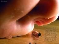 crush collage feet story shrunken_men mr_luigi under_toe