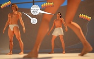 story shrunken_people entrapment captured bowl jessi_and_vicky tiny_mk digital_render