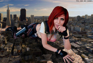 collage city mega destruction green_eyes red_hair seattle boots lilith secret_agent