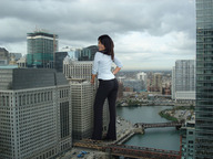 giantess collage city water brunette denise_milani looking_at_viewer