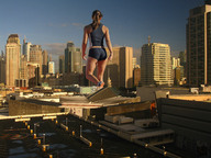 giantess collage city wonderslug sneakers rooftop workout_outfit walking_in_city allison_stokke