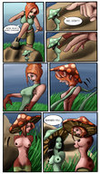drawing comic color shrinking topless transformation shrunken_woman fetishdrawer