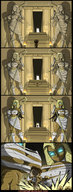 breasts drawing giantess comic color huge_breasts breast_crush transformation giantesses corrupt_half