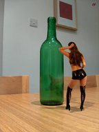 collage high_heels bottle shrunken_woman pvc