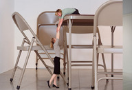 climbing couple office chairs