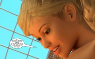 blonde smiling story face looking_down jessi_and_vicky tiny_mk digital_render