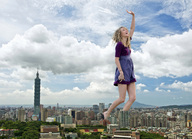 collage city mega blonde smiling dress legs clouds sky docop taylor_swift