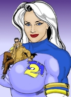 breasts drawing giantess anime olga shrunken_men between_breasts