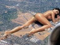 crush collage giga mega black_hair butt destruction high_angle lying_down legs pjohn21 airport looking_at_viewer suburbs above_view