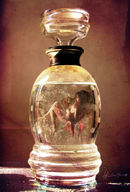collage water bottle shrunken_woman entrapment