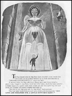 breasts drawing giantess monochrome topless story shrunken_men jack_and_the_beanstalk