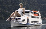giantess collage feet blonde barefoot sitting legs jr river ships trees looking_at_viewer yacht
