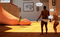 feet story shrunken_men jessi_and_vicky insect tiny_mk digital_render
