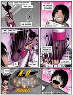 drawing feet comic color soles unknown_artist shrunken_men street_fighter foot_crush fanart cruel english under_foot juri point_of_view juri_han
