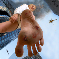 giantess crush collage feet city blonde helicopter soles blood dirty_soles foot_pov point_of_view looking_at_viewer fyerk