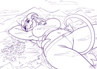 drawing giantess pokemon furry destruction lineart sheela hybrid rattata houndoom