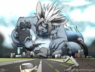 crush sexy feet furry city destruction penis rampage paws