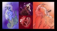 breasts drawing giantess nude vore manga color shrunken_woman