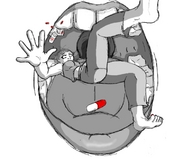 breasts drawing giantess crush feet vore mega color destruction finger hand machine83
